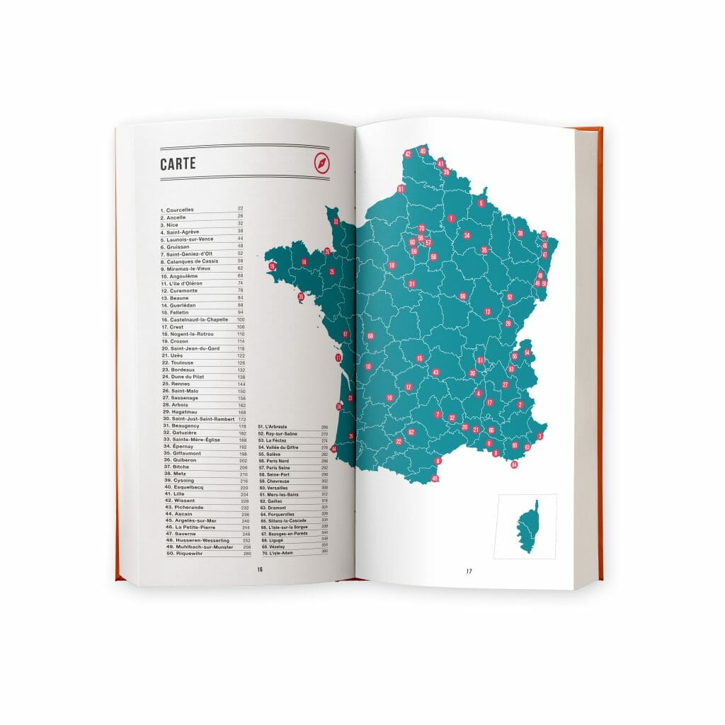 carte des randos bière en France