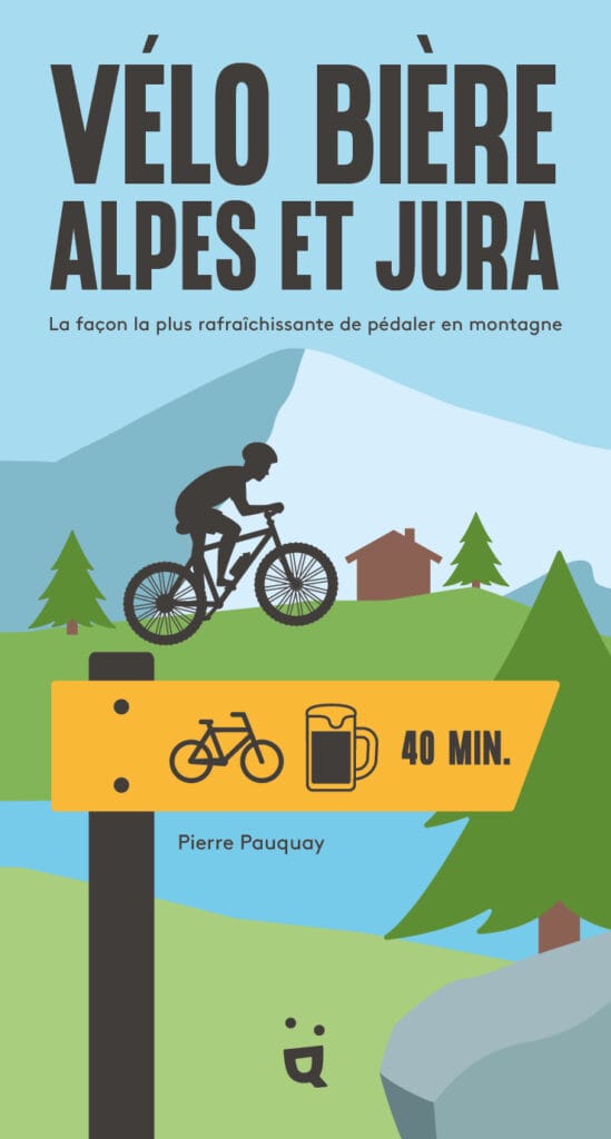 Couverture vélo bière alpes et jura